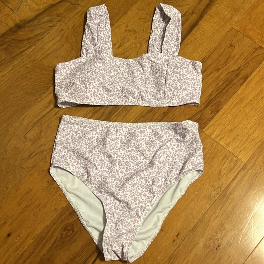 Ditsy Floral Print High Waisted Bikini - Picture 4 of 12